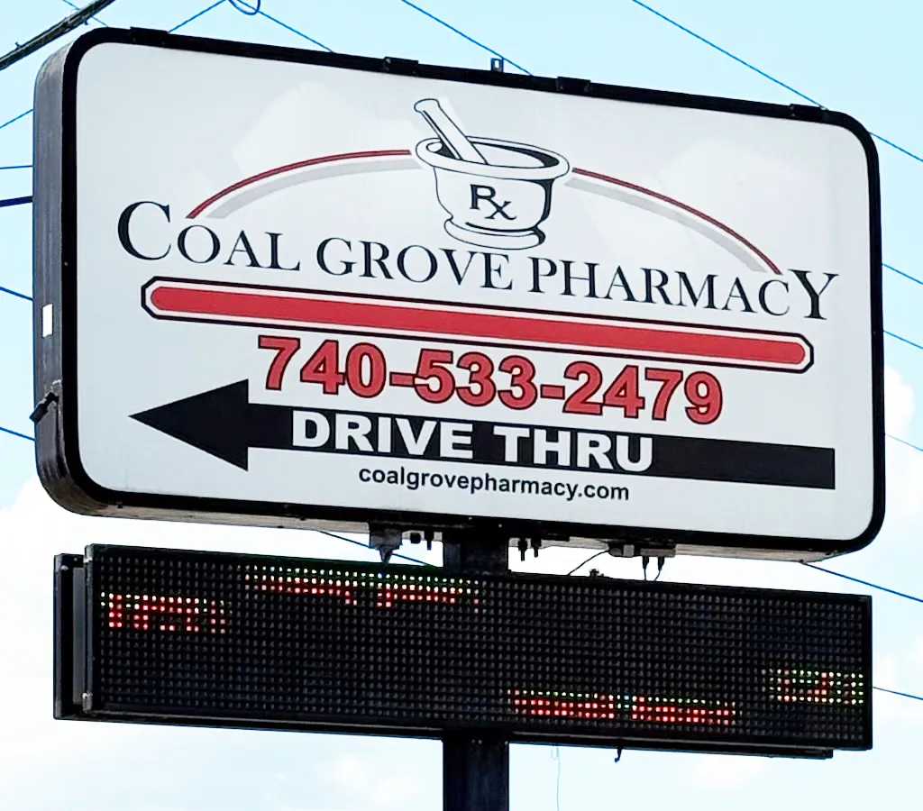 Happy patient visiting Coal Grove Pharmacy.